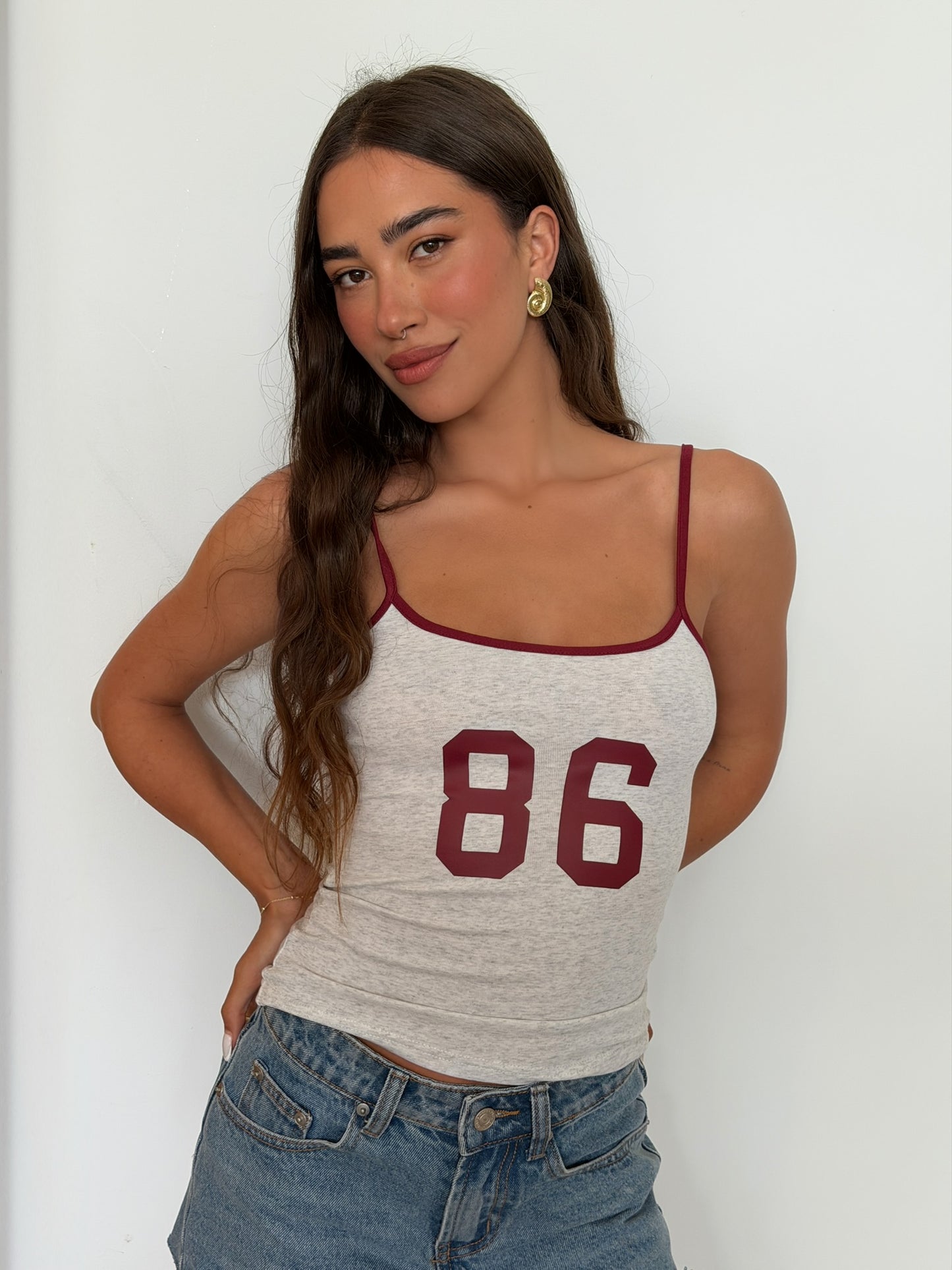 גופיית ג'וי אפורה