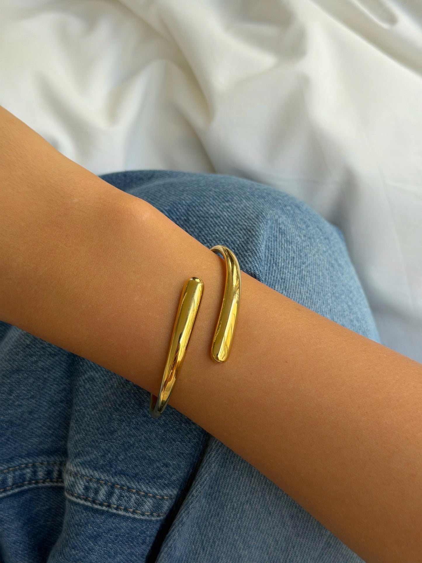 צמיד קשיח סנייק אל חלד