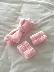 סט סרט מגבת לשיער