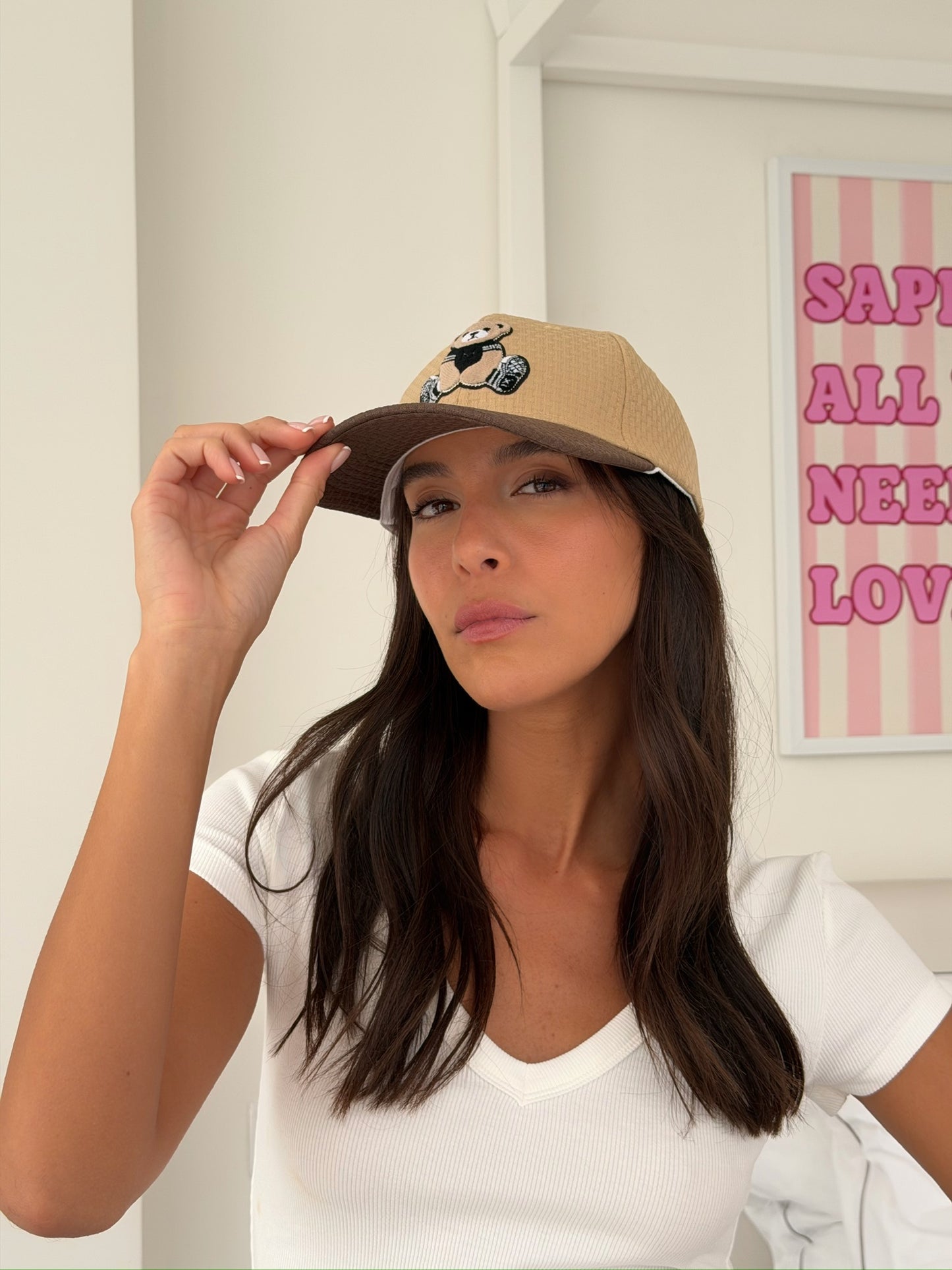 כובע דובי משולב