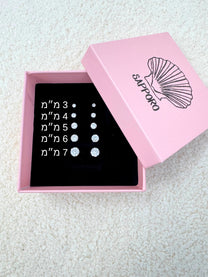 זוג עגילי זירקון מכסף אמיתי 925