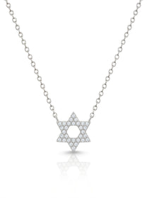 שרשרת מגן דוד עדינה צמודה