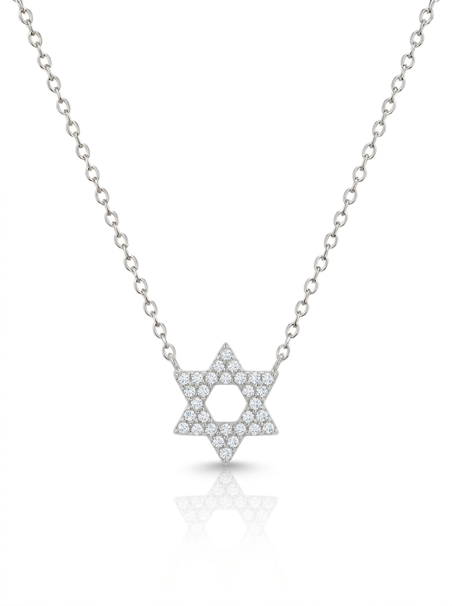 שרשרת מגן דוד עדינה צמודה