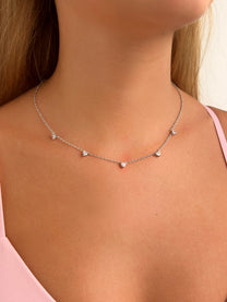 שרשרת תליוני לבבות