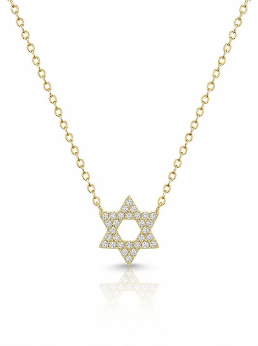 שרשרת מגן דוד עדינה צמודה