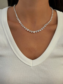 שרשרת זירקונים ערב