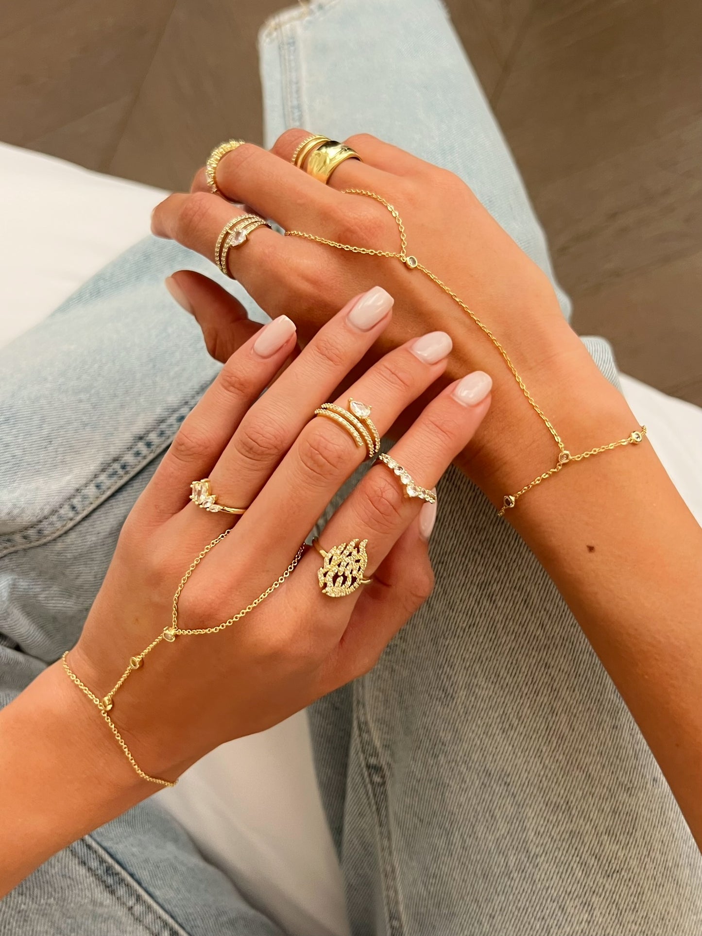 טבעת פרח לוטוס בל