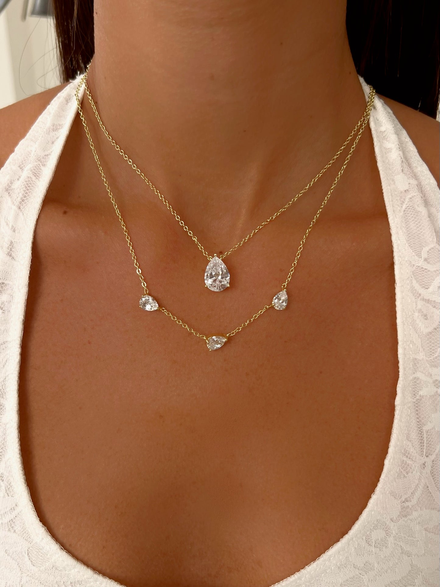 סט שרשראות טיפות