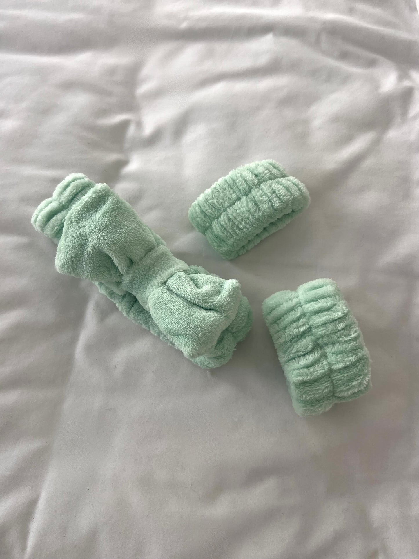 סט סרט מגבת לשיער