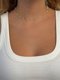 שרשרת זירקונים נופלים יוכי