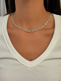 שרשרת זירקונים ערב