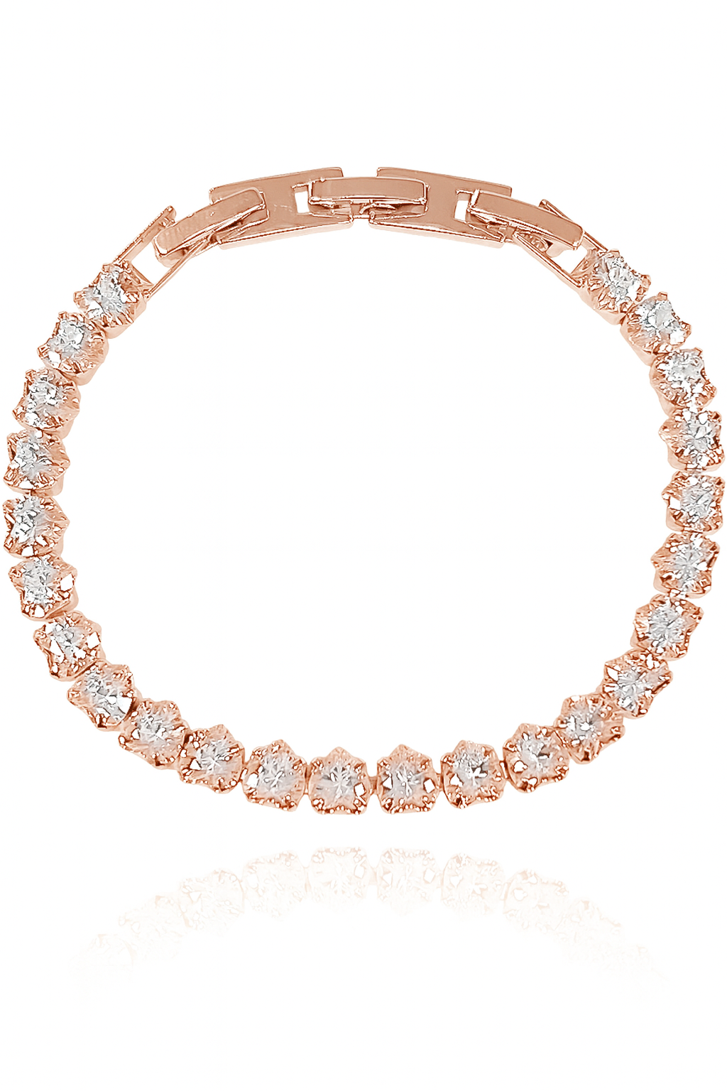 צמיד טניס לבבות