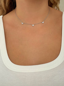 שרשרת טריפל לב ליאן