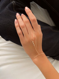 צמיד טבעת טריפל זירקונים