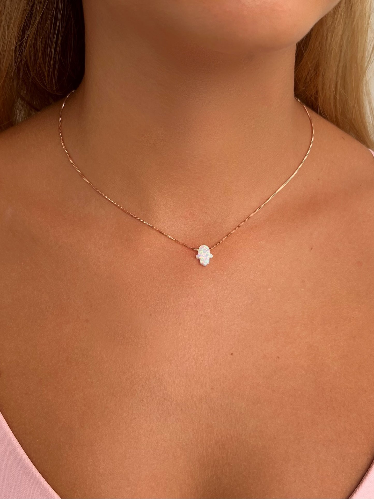 שרשרת חמסה אופל