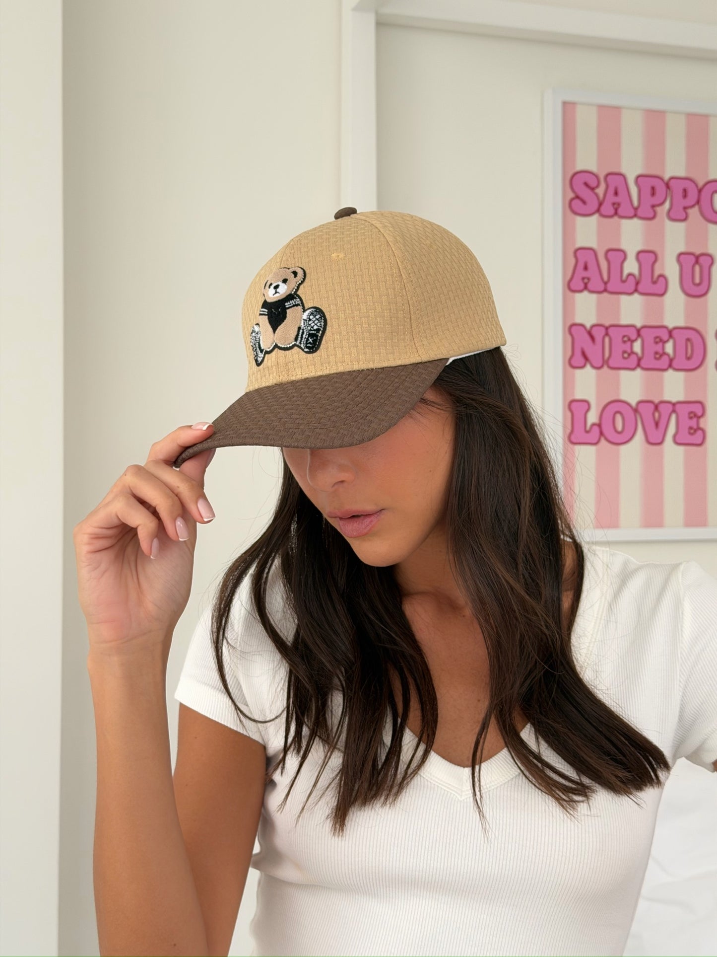 כובע דובי משולב