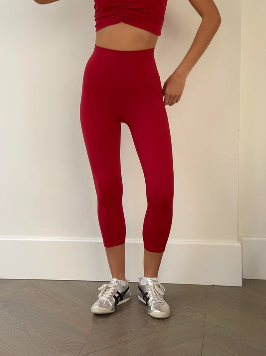 טייץ' רייצ'ל 7/8 אדום כהה