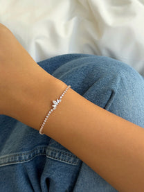 צמיד טניס פרח לוטוס בל