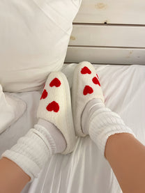 נעלי בית לבבות