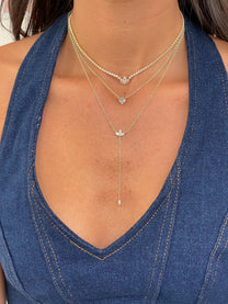 שרשרת פרח לוטוס בל נופלת