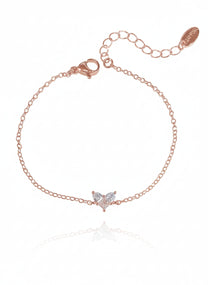 צמיד זירקון לב ליאן עדין