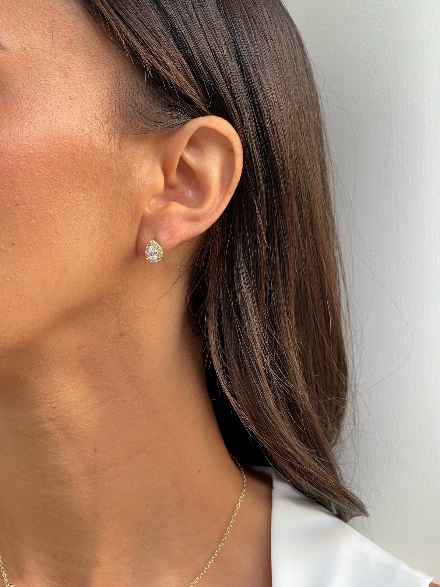 זוג עגילי טיפה