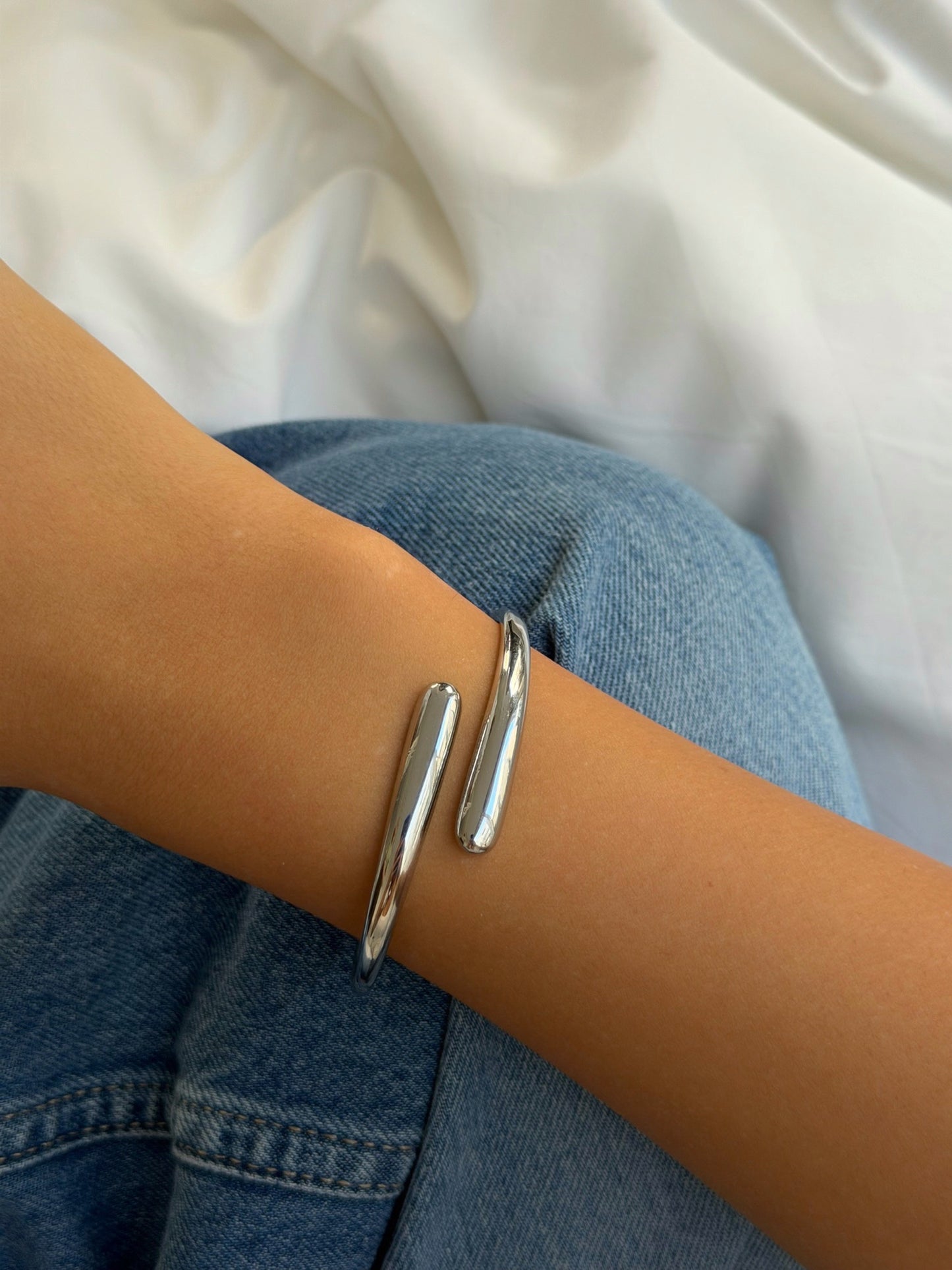 צמיד קשיח סנייק אל חלד