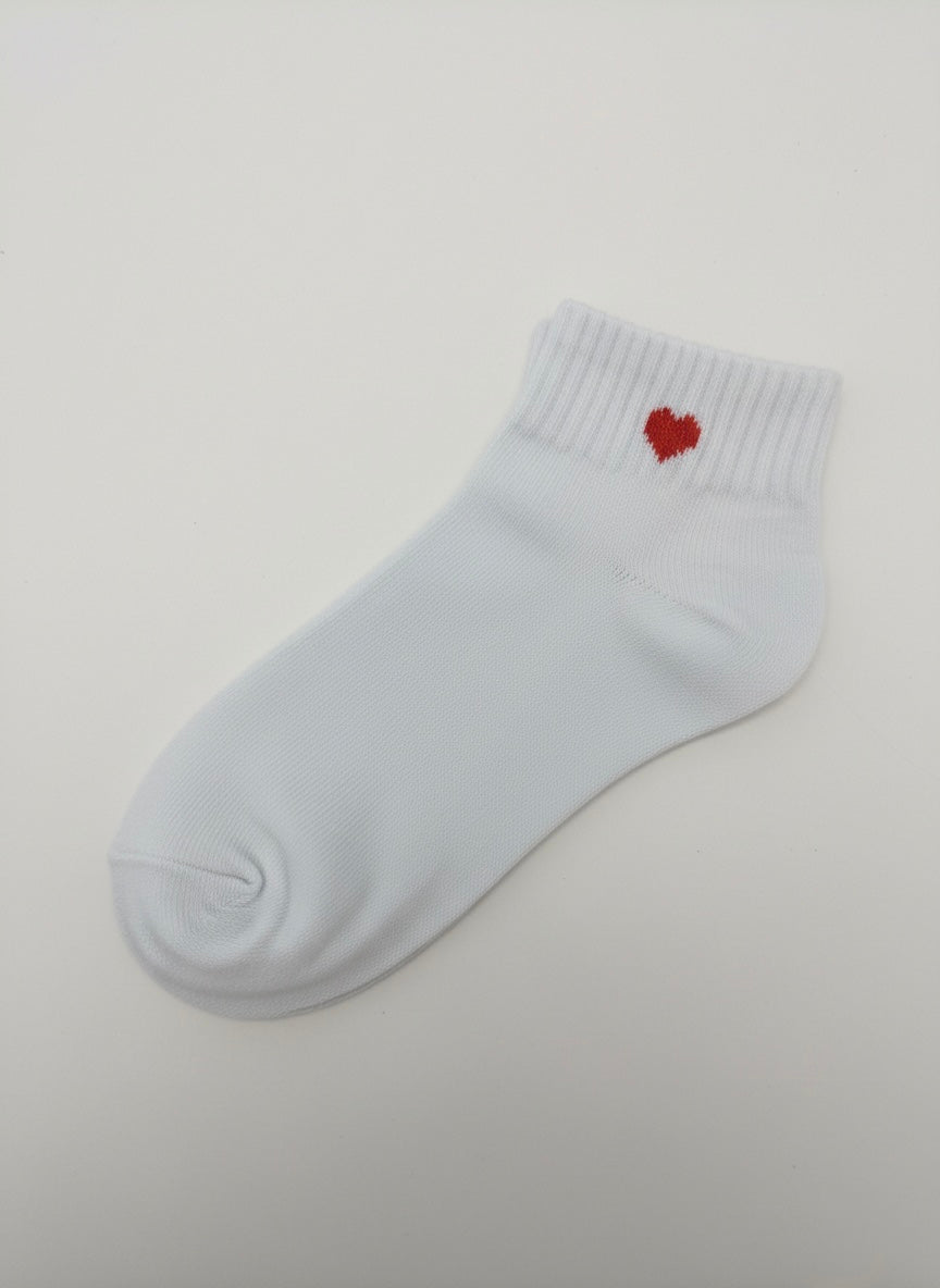 גרביים קצרות לב