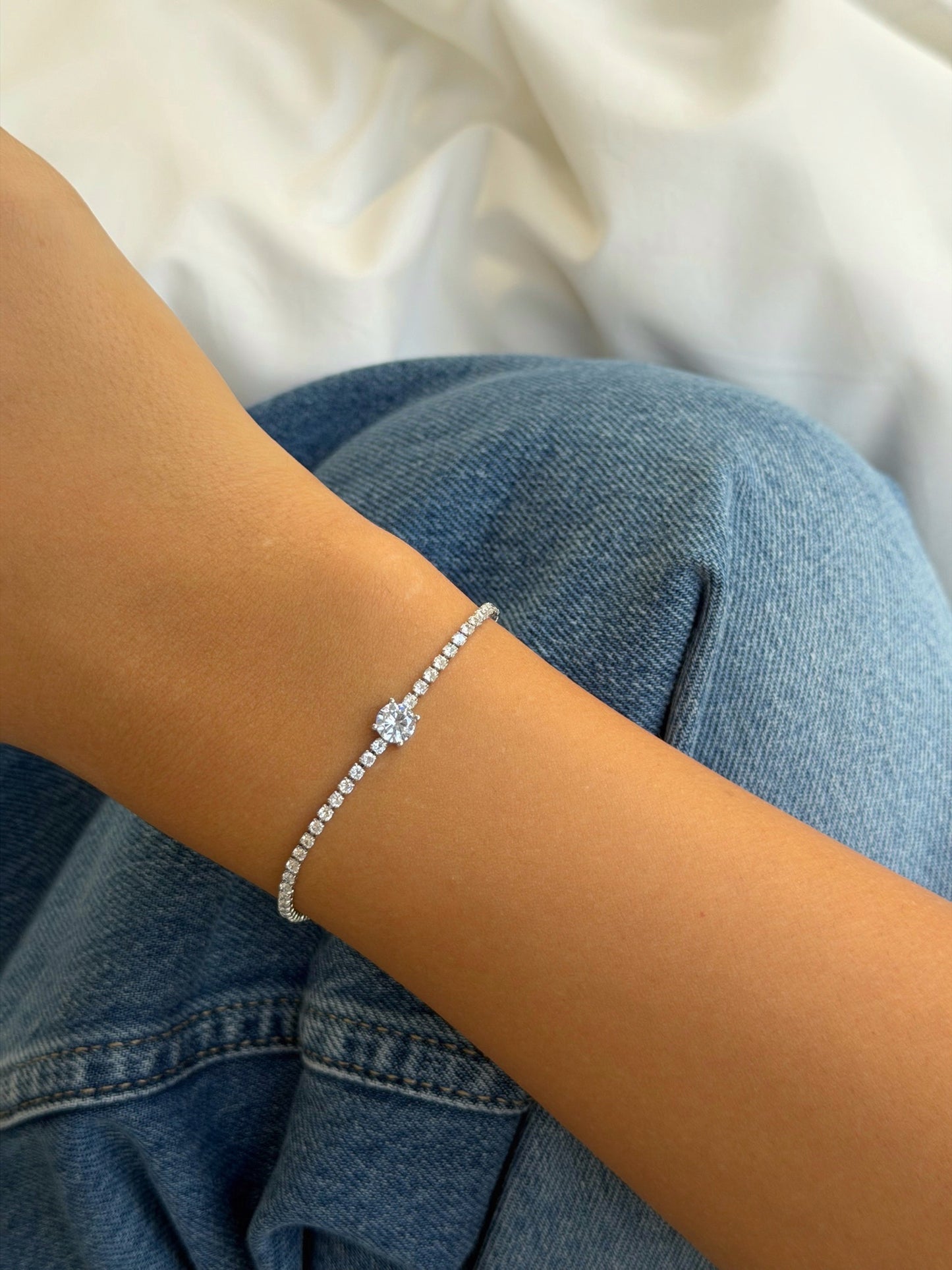 צמיד טניס זירקון