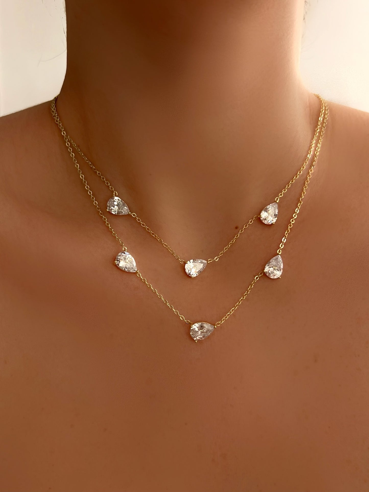 שרשרת טריפל טיפות