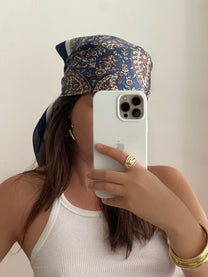 בנדנה לשיער סאטן אינס