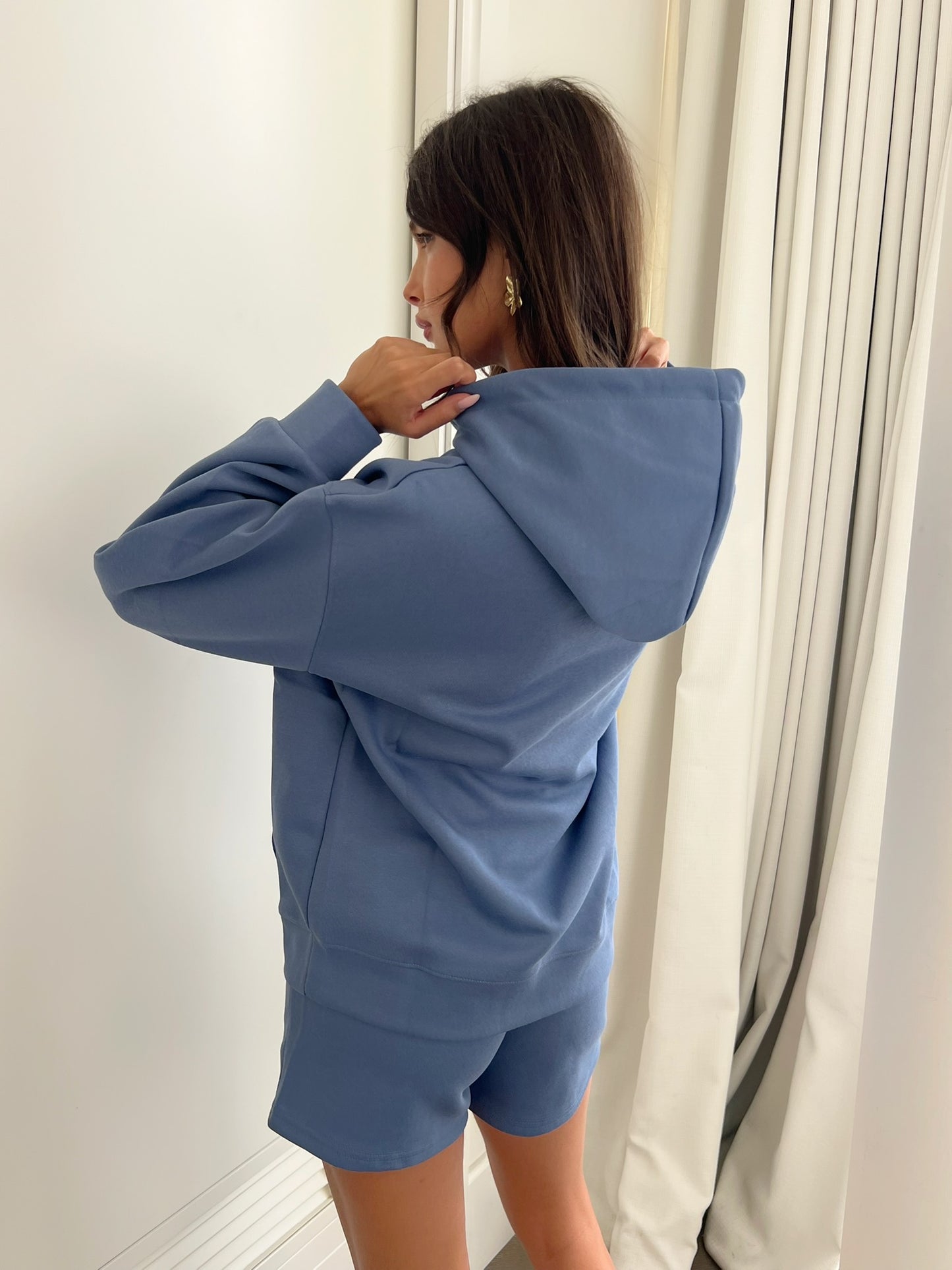 חליפת סווטשירט ניו יורק כחולה