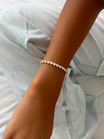 צמיד טניס לבבות