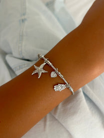 צמיד קשיח תליונים