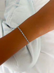 צמיד טניס תכלת