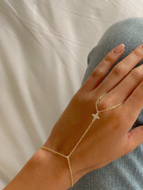 צמיד טבעת פרח