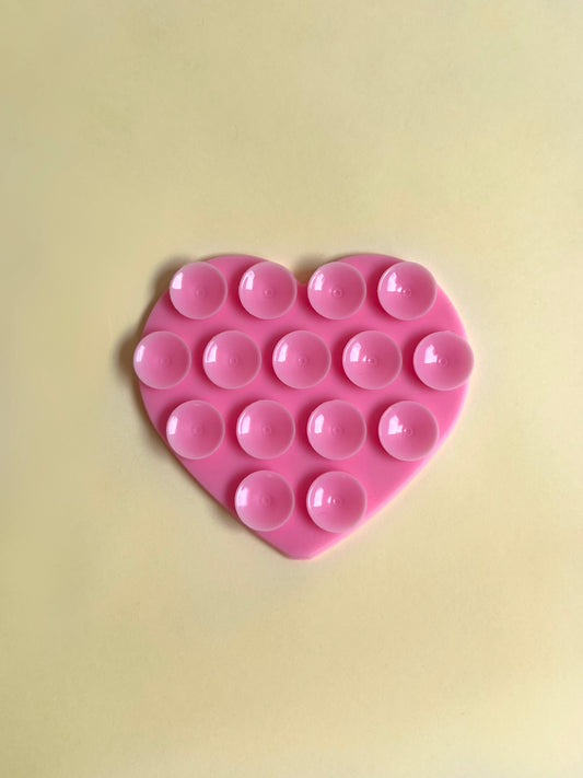 מדבקת סיליקון לב לטלפון