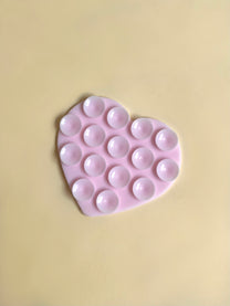 מדבקת סיליקון לב לטלפון