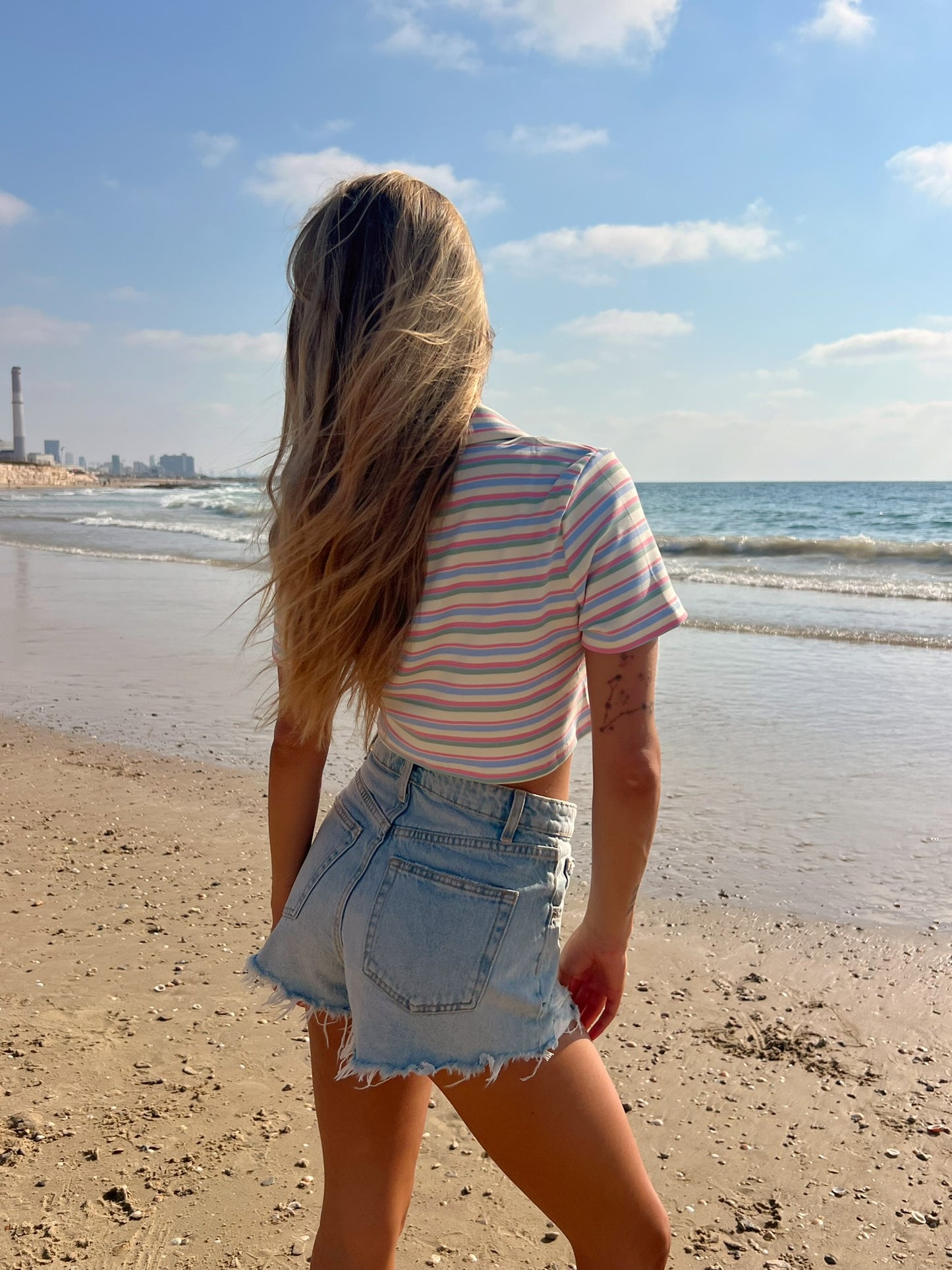 חולצת קרופ יסמין