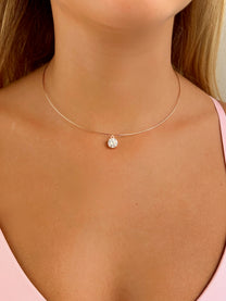 שרשרת קשיחה בשילוב זירקון