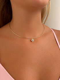 שרשרת קשיחה בשילוב זירקון