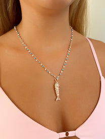 שרשרת חרוזים דג