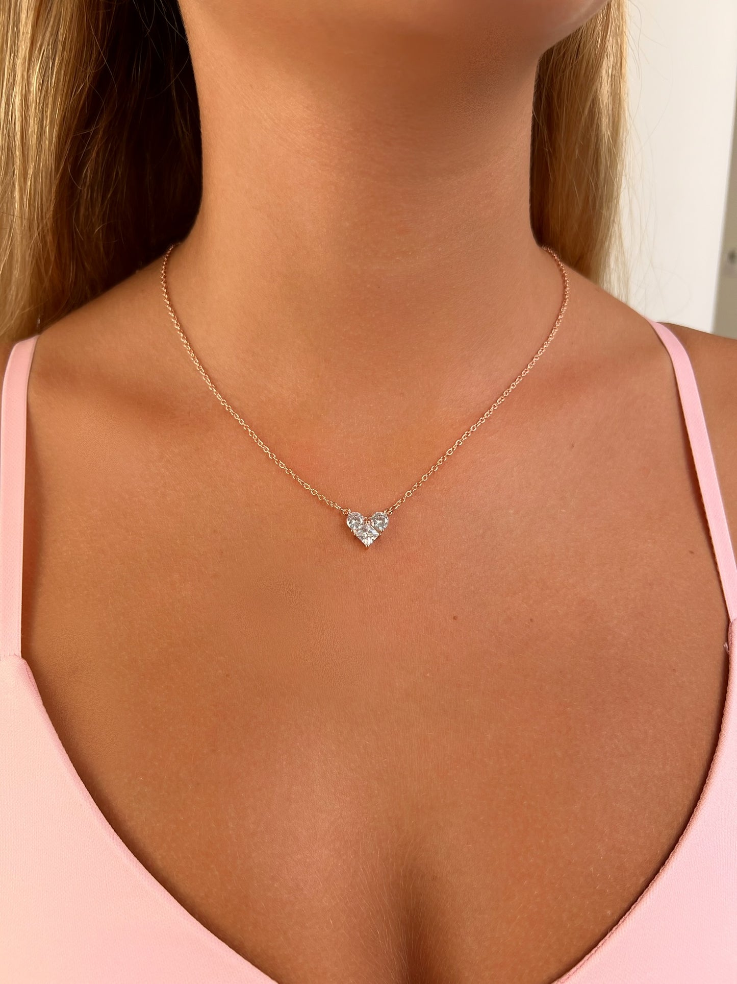 שרשרת זירקון לב ליאן