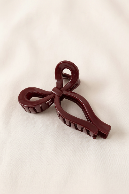 קליפס פפיון בורדו