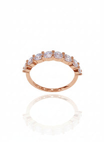 טבעת איב מכסף אמיתי 925