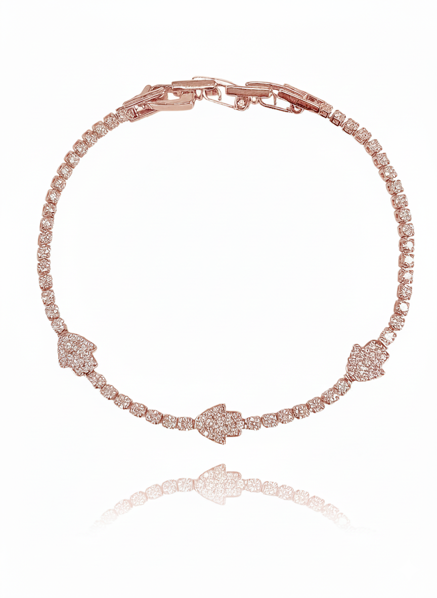 צמיד טניס תליוני חמסה