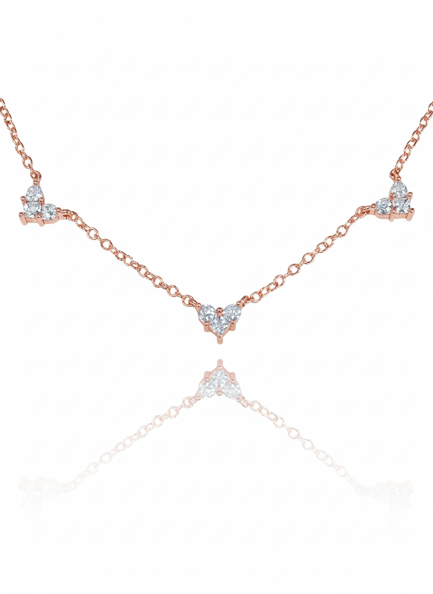 שרשרת טריפל לב ליאן