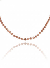 שרשרת לגבר כדורים חיתוכי לייזר