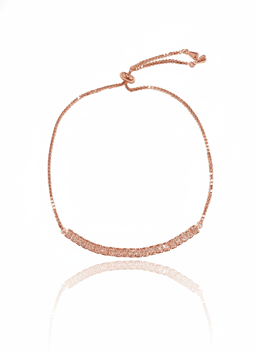 צמיד טניס שורה מכסף אמיתי 925