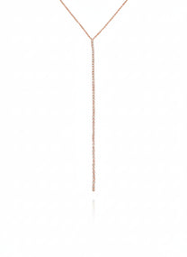 שרשרת טניס נופלת עדינה